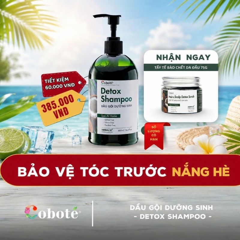 COBOTÉ - Combo bảo vệ tóc trước nắng hè 02