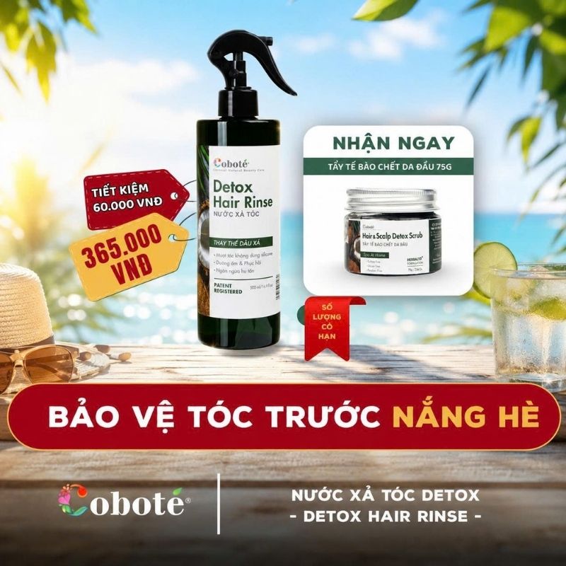 COBOTÉ - Combo bảo vệ tóc trước nắng hè 03