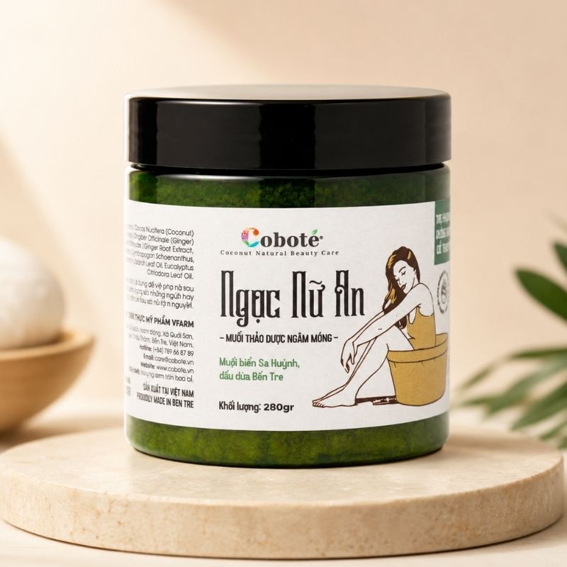 COBOTÉ - Muối thảo mộc ngâm mông Ngọc Nữ An (310g)