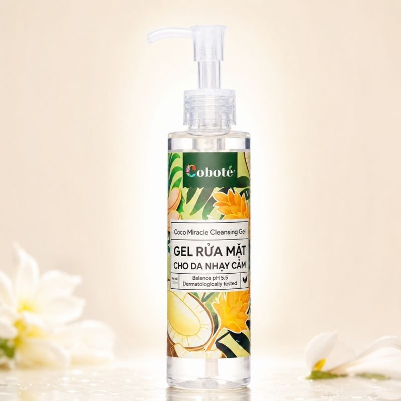 COBOTÉ - Sữa rửa mặt cho da nhạy cảm phong lữ (150ml)