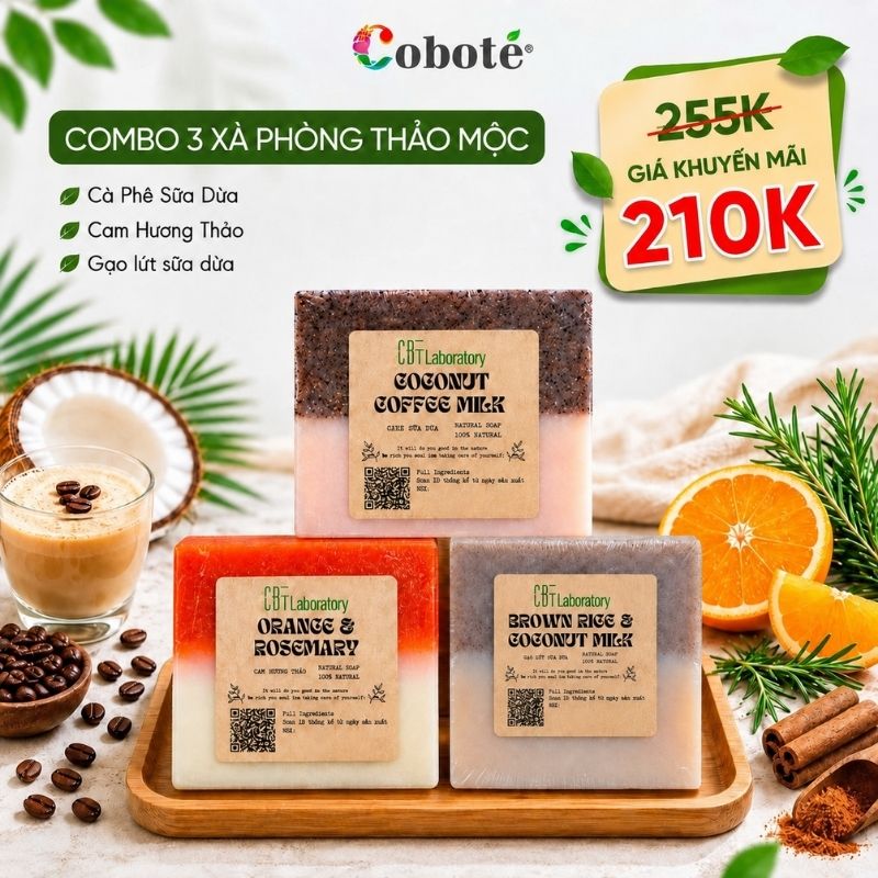 Combo 3 xà phòng thảo mộc Coboté 02