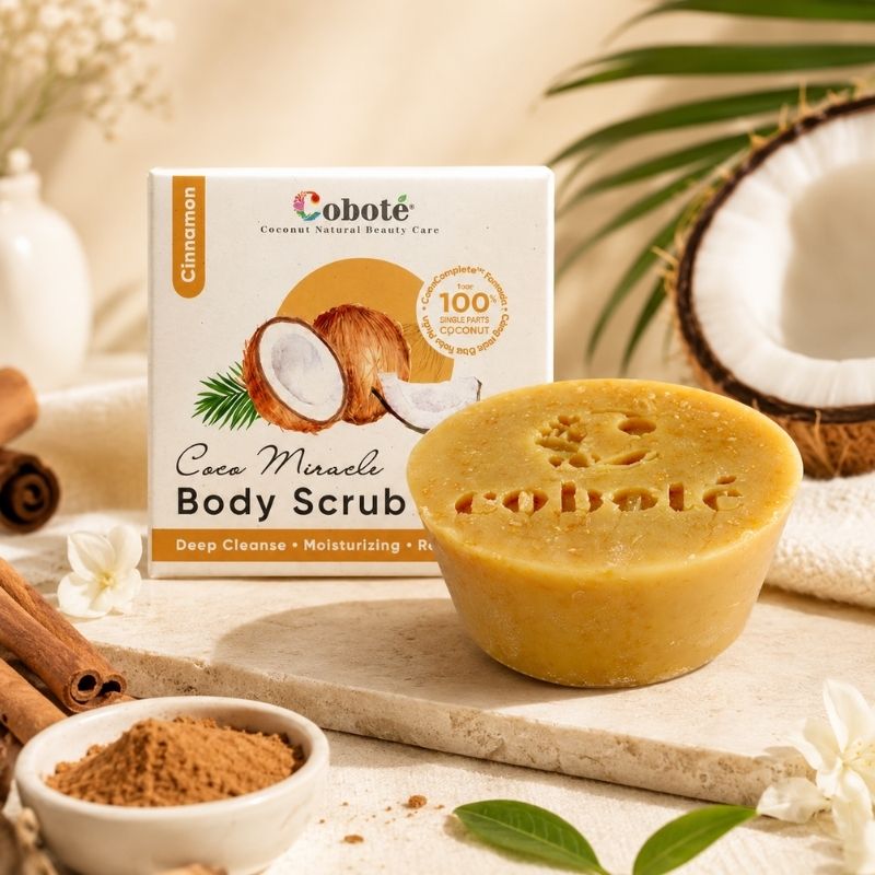 Xà phòng cắt - tẩy tế bào chết hương quế Coboté (120g)